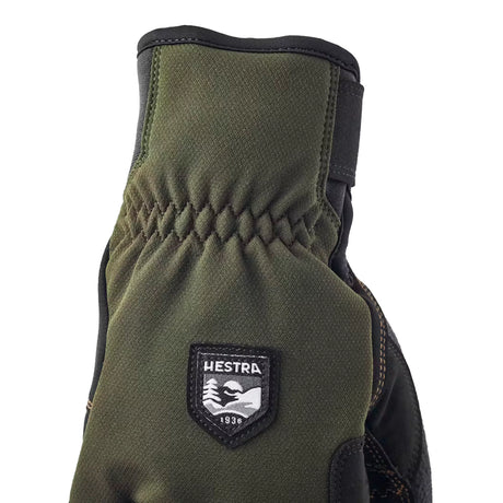Hestra - Ergo Grip Wool Touring - 5 finger // Dark Forest/Sort fra Hestra - billede nr. 2 hos GrejFreak.dk