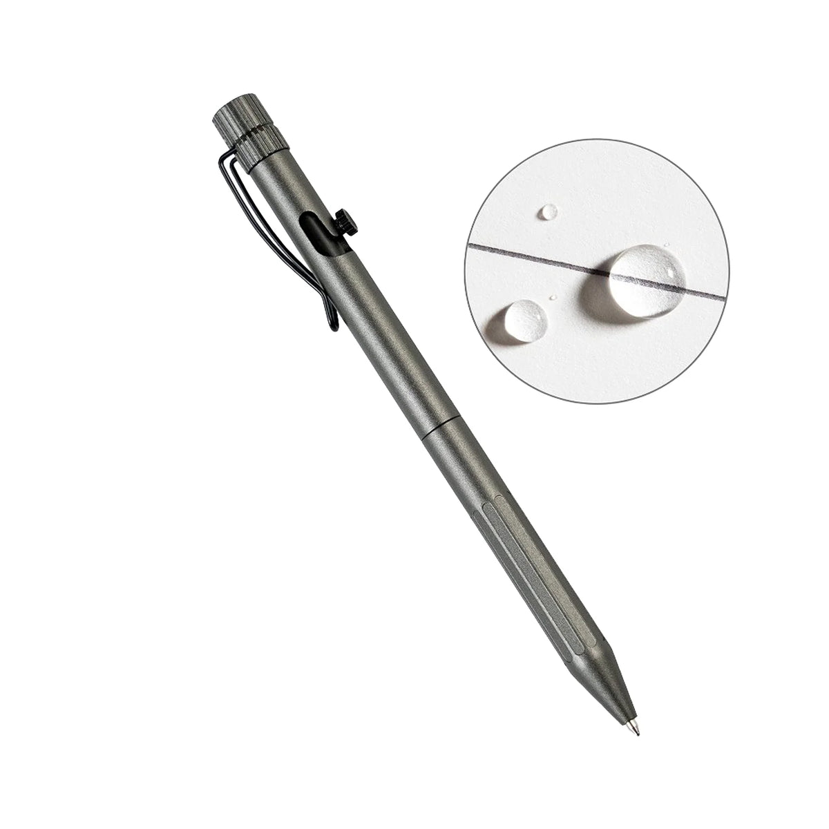 Rite In The Rain - Gunmetal Botl-Action Pen // Gunmetal fra Rite in the Rain - billede nr. 1 hos GrejFreak.dk