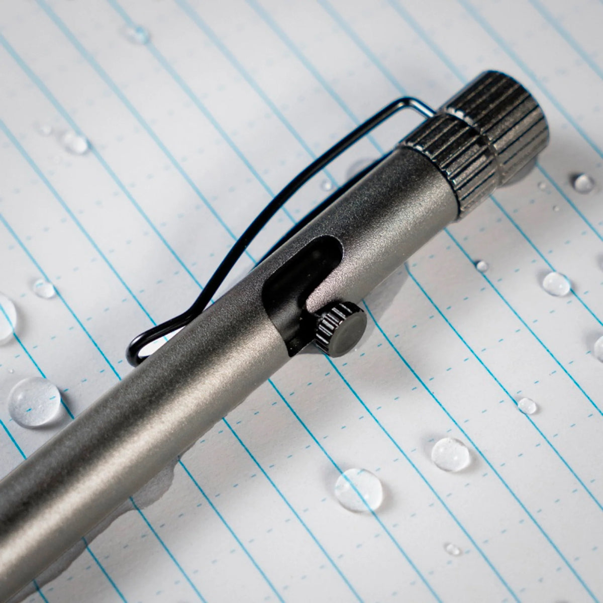 Rite In The Rain - Gunmetal Botl-Action Pen // Gunmetal fra Rite in the Rain - billede nr. 4 hos GrejFreak.dk