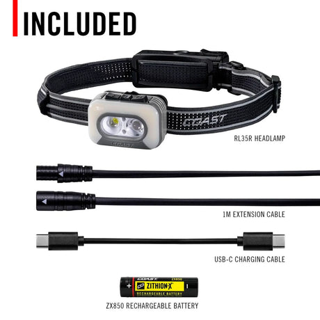 Coast - RL35R Genopladelig Pandelampe Med Stemmestyring 1100 Lumen fra Coast - billede nr. 3 hos GrejFreak.dk