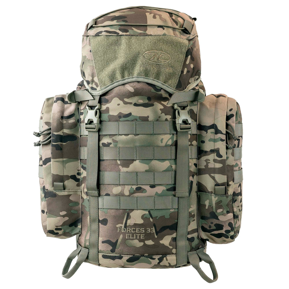 Highlander - Forces Elite Patruljerygsæk 33L // HMTC/Camo fra Highlander - billede nr. 1 hos GrejFreak.dk