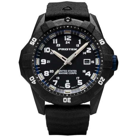 ProTek - PT1013 USMC 42 mm Outdoor Ur // Sort & Blå fra ProTek - billede nr. 1 hos GrejFreak.dk