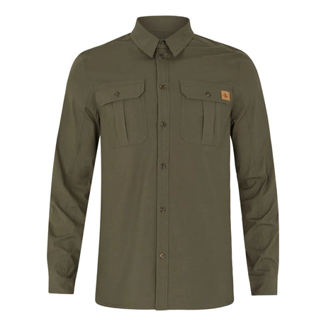 Seeland - Selous L/S Cargo Skjorte // Grape leaf fra Seeland - billede nr. 1 hos GrejFreak.dk