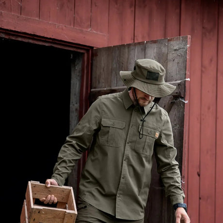 Seeland - Selous L/S Cargo Skjorte // Grape leaf fra Seeland - billede nr. 6 hos GrejFreak.dk