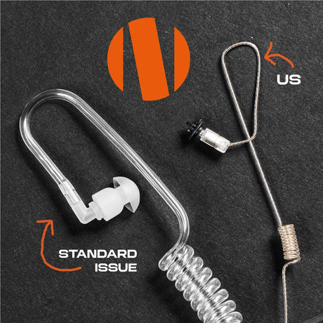 N-ear - 360 Flexo™ Radio Earpiece w. Braided Fiber fra N-ear - billede nr. 2 hos GrejFreak.dk