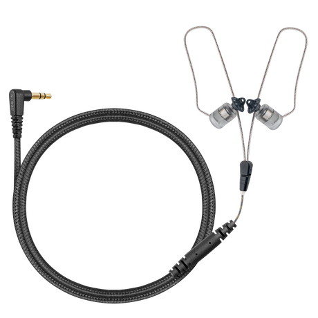 N-ear - 360 Flexo Dynamic™ Dual Radio Earpiece w. Braided Fiber fra N-ear - billede nr. 1 hos GrejFreak.dk