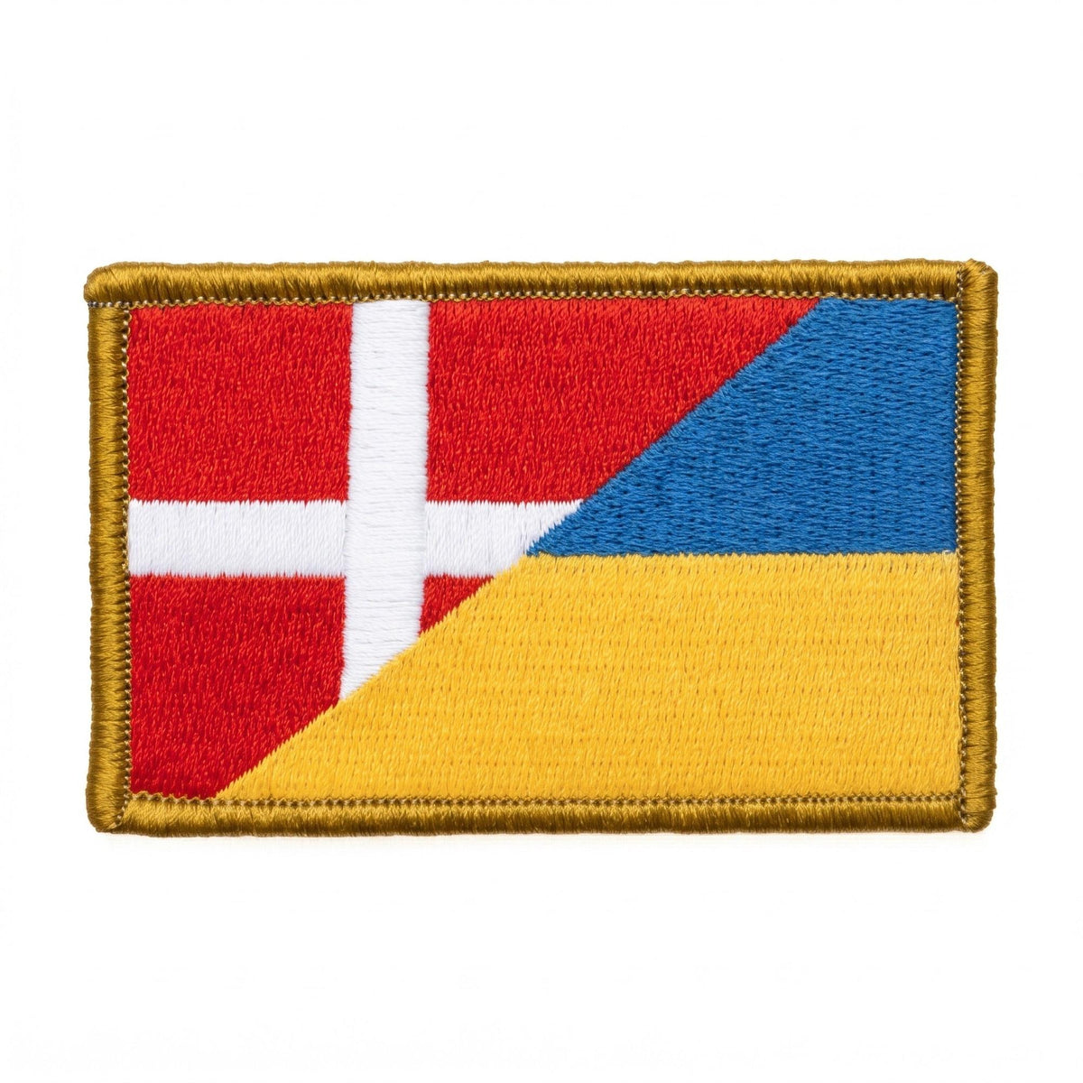 K-Force Tactical - Danmark / Ukraine Flag Patch-1-XtraGrej