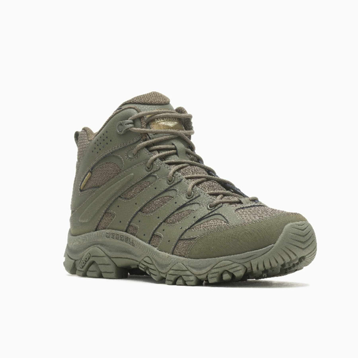 Merrell - Moab 3 Mid Tactical WP Unisex Vandrestøvler // Dark Olive fra Merrell - billede nr. 2 hos GrejFreak.dk