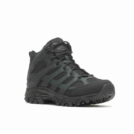 Merrell - Moab 3 Mid Tactical WP Unisex Vandrestøvler // Sort fra Merrell - billede nr. 2 hos GrejFreak.dk