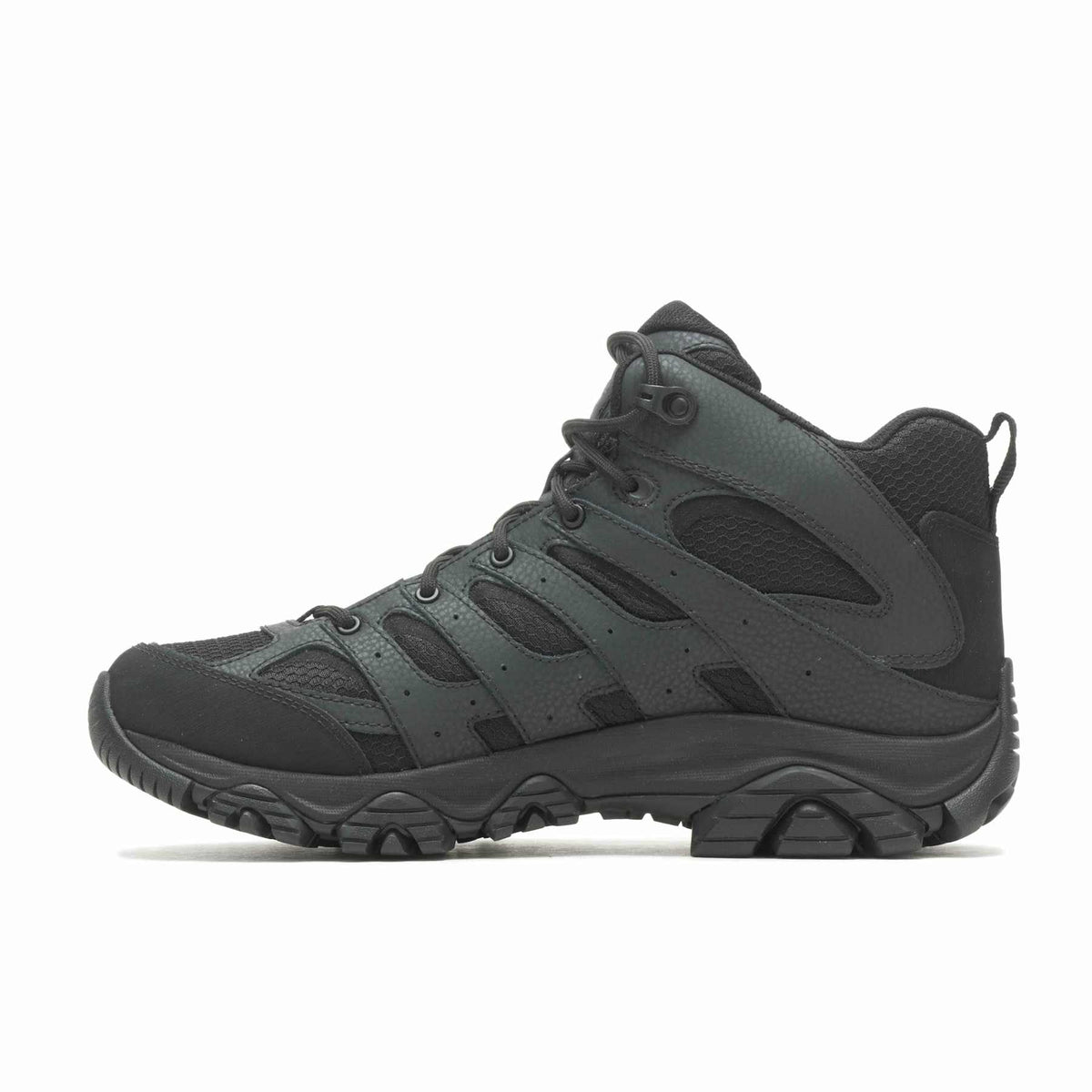 Merrell - Moab 3 Mid Tactical WP Unisex Vandrestøvler // Sort fra Merrell - billede nr. 4 hos GrejFreak.dk