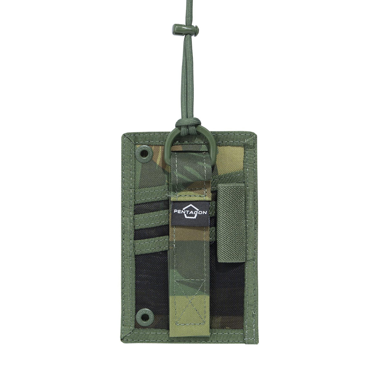 Pentagon Tactical - I D   C A R D   H O L D E R   P O U C H   C A M O   K 1 7 0 9 6 - C A M O