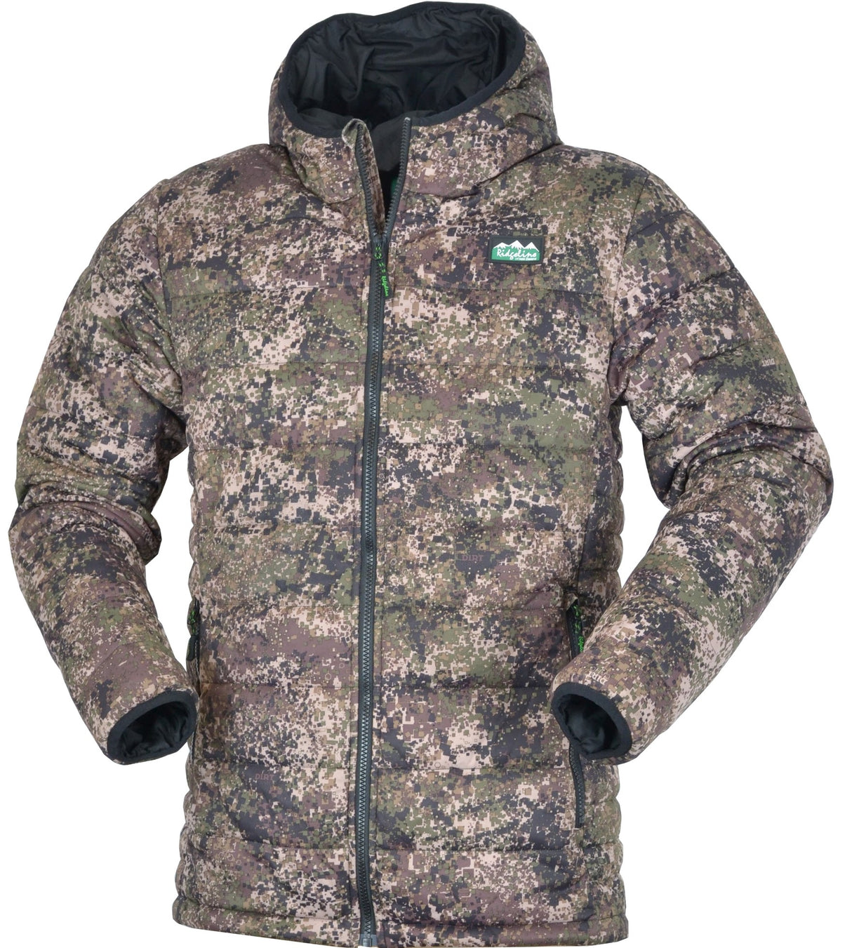 Ridgeline Mens Belowzero Padded Jacket - Dirt Camo