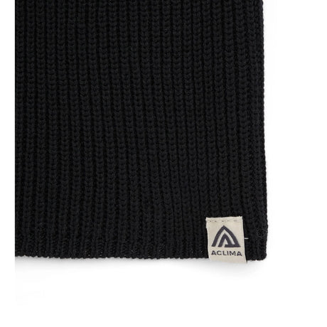 Aclima - Flat Knit Balaclava Hat // Sort-2-XtraGrej