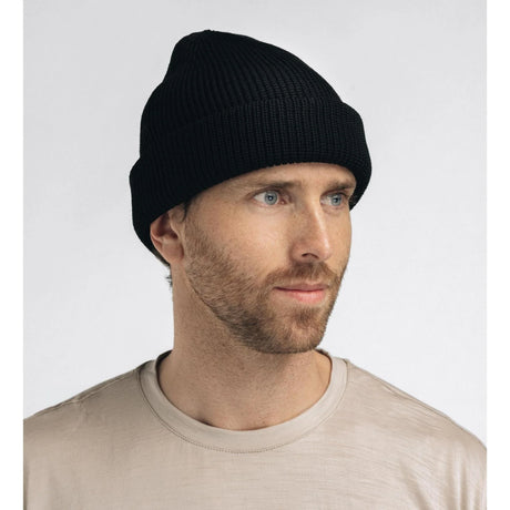 Aclima - Flat Knit Balaclava Hat // Sort-4-XtraGrej