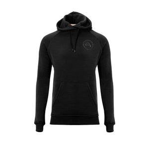 Aclima - FleeceWool 250g Herre Hoodie V2 // Sort-1-XtraGrej