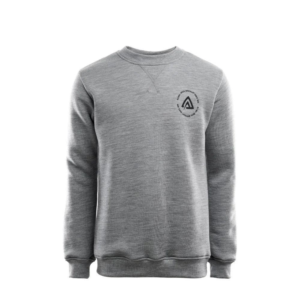Aclima - FleeceWool Crew Neck Trøje // Grå-1-XtraGrej