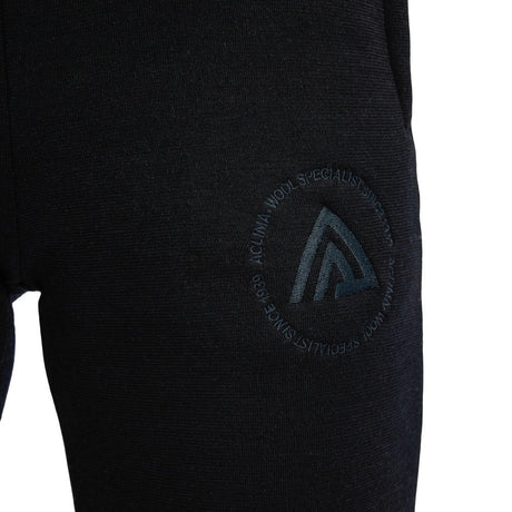 Aclima - FleeceWool Dame Joggingbukser // Jet Black-2-XtraGrej