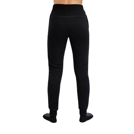 Aclima - FleeceWool Dame Joggingbukser // Jet Black-3-XtraGrej
