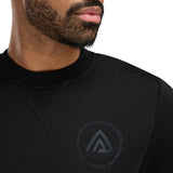 Aclima - FleeceWool Herre Crewneck // Jet Black-3-XtraGrej