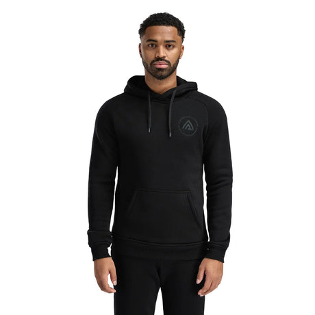 Aclima - FleeceWool Herre Hoodie // Jet Black-1-XtraGrej