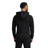 Aclima - FleeceWool Herre Hoodie // Jet Black-2-XtraGrej