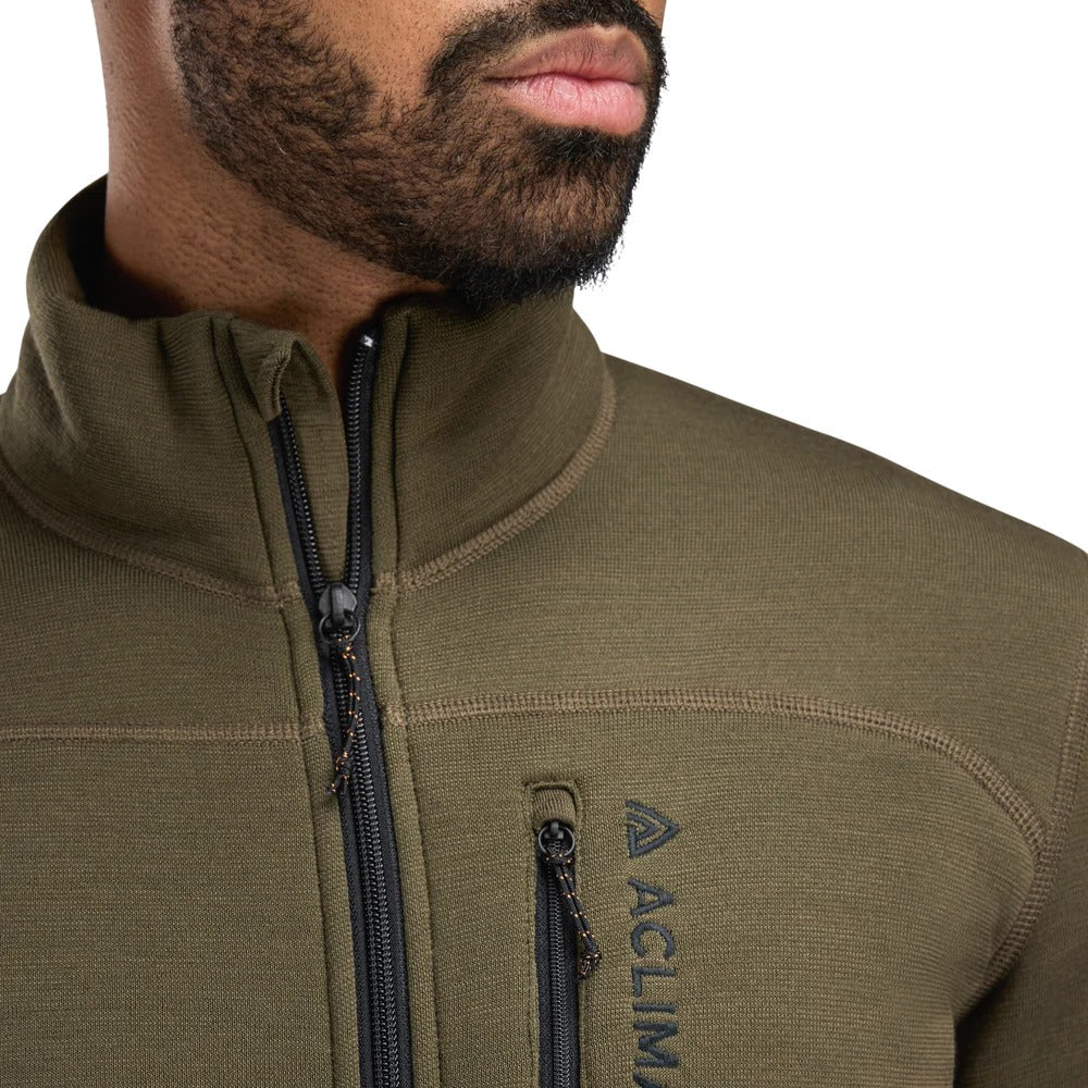 Aclima - FleeceWool Herre Jakke // Tarmac-3-XtraGrej