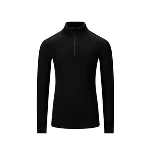 Aclima - FleeceWool Herre V2 Polo m/Lynlås // Sort-1-XtraGrej