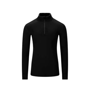 Aclima - FleeceWool Herre V2 Polo m/Lynlås // Sort-1-XtraGrej