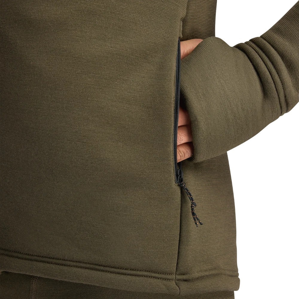 Aclima - FleeceWool Hooded Herre Jakke // Tarmac-5-XtraGrej