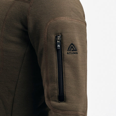 Aclima - FleeceWool V2 Herre Jakke // Tamac-6-XtraGrej