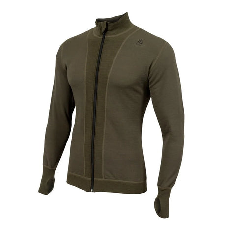 Aclima - HotWool 230g Unisex Jakke // Olivengrøn-1-XtraGrej