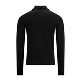 Aclima - HotWool FR Herre Polo // Jet Black-2-XtraGrej