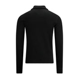 Aclima - HotWool FR Herre Polo // Jet Black-2-XtraGrej