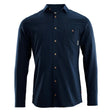Aclima - LeisureWool Woven Herre Uldskjorte // Navy Blå-1-XtraGrej