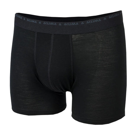 Aclima - LightWool Boksershorts // Sort-1-XtraGrej