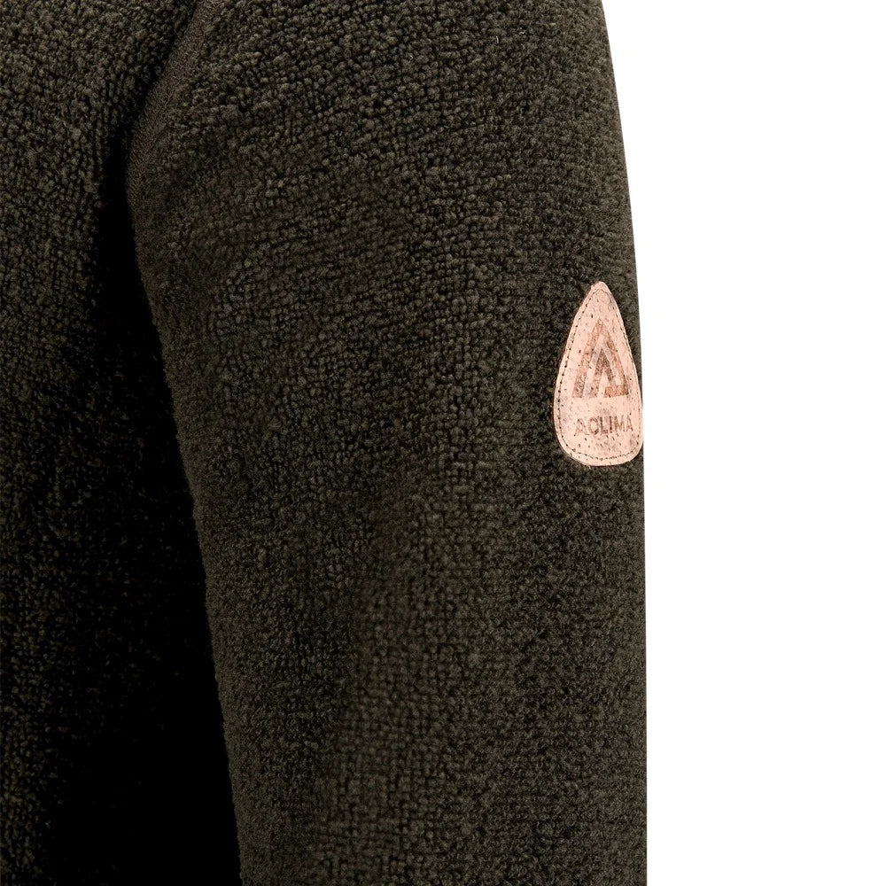 Aclima - ReBorn Terry 400g Unisex Pullover // Forest Melange-5-XtraGrej