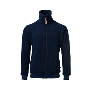 Aclima - ReBorn Terry Herre Jakke // Navy Melange-1-XtraGrej