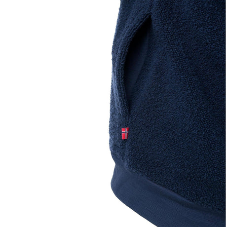 Aclima - ReBorn Terry Herre Jakke // Navy Melange-4-XtraGrej