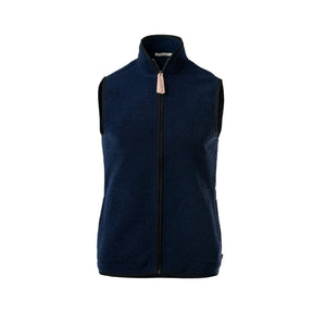 Aclima - ReBorn Terry Herre Vest // Navy Melange-1-XtraGrej