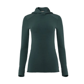 Aclima - StreamWool 400g Dame Hoodie // Grøn-1-XtraGrej