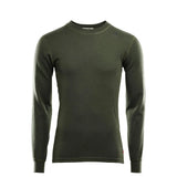 Aclima - WarmWool 200g Herre Crew Neck Uldtrøje // Olivengrøn-1-XtraGrej