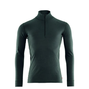 Aclima - WarmWool 200g Mock Neck Herre Uldtrøje // Green Gables-1-XtraGrej