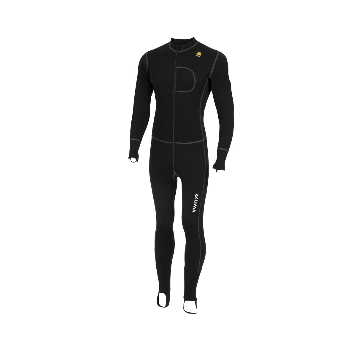Aclima - WarmWool bodypiece Unisex // Sort-1-XtraGrej