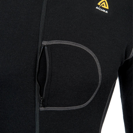 Aclima - WarmWool bodypiece Unisex // Sort-6-XtraGrej
