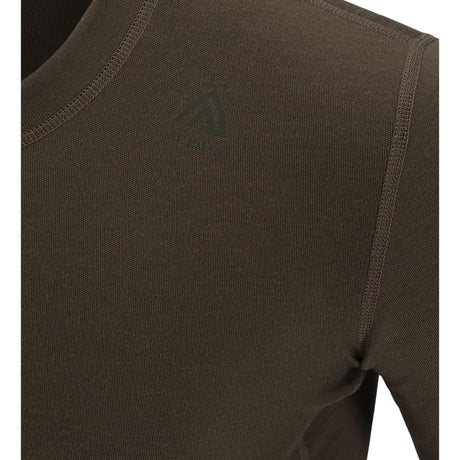 Aclima - WarmWool Crewneck Herre // Olivengrøn-4-XtraGrej