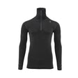 Aclima - WarmWool Herre Polo // Sort-1-XtraGrej