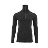 Aclima - WarmWool Herre Polo // Sort-1-XtraGrej