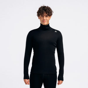 Aclima - WarmWool Herre Roll Neck // Sort-1-XtraGrej