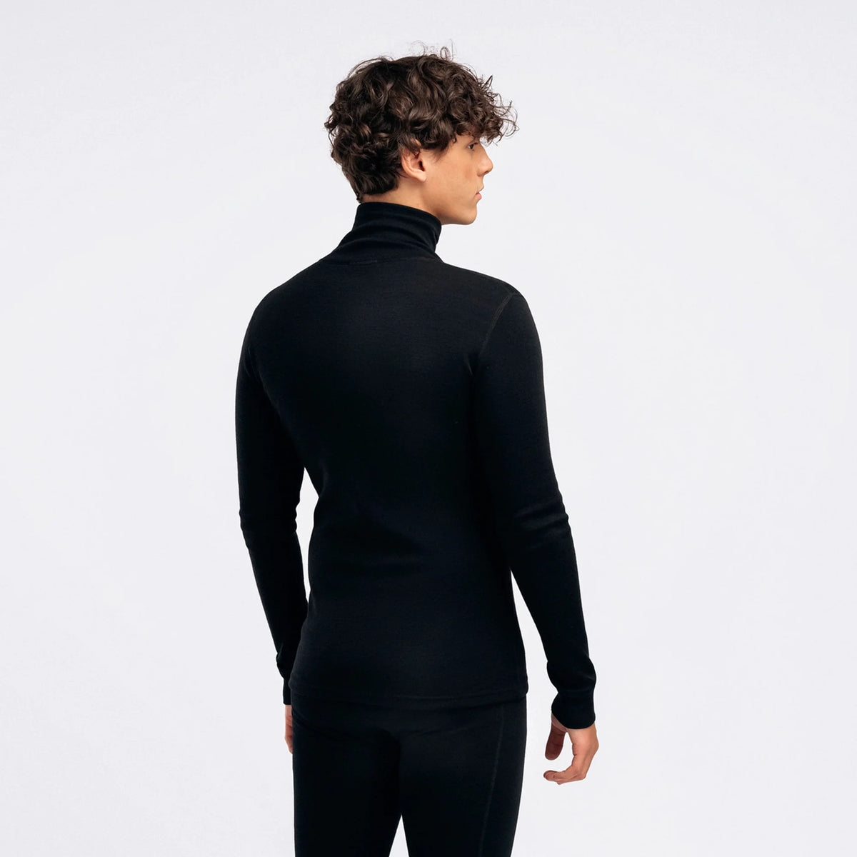 Aclima - WarmWool Herre Roll Neck // Sort-2-XtraGrej