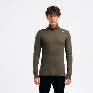 Aclima - WarmWool Herre Roll Neck // Tarmac-1-XtraGrej